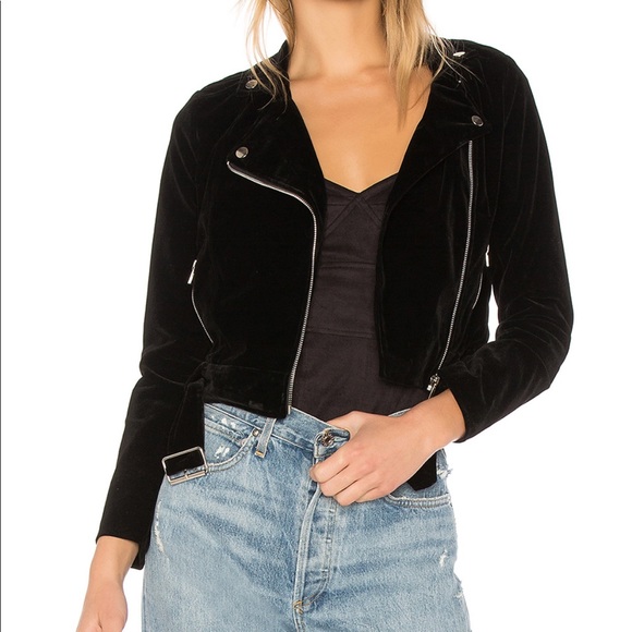 by the way. Jackets & Blazers - By the Way Malaya Velvet Moto Jacket